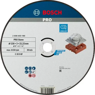 Produktbild von PRO Stone Trennscheibe, 230 x 3 x 22.23 mm, gerade