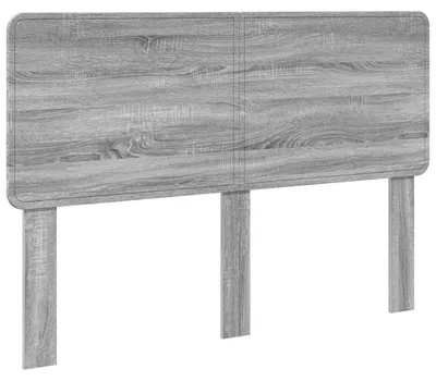 Image de Tête de lit vidaXL en bois composite gris Sonoma
