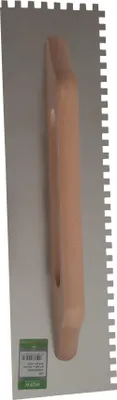 Produktbild von Hufa Schweizer Aufziehplatte Edelstahl Holzgriff 480x130mm 8x8mm