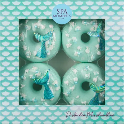 Immagine prodotto di Spa Moments Ciambelle da bagno deliziose - Marshmallow al pistacchio