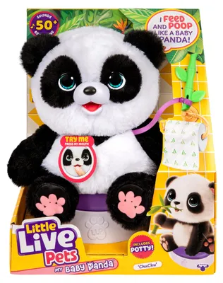 Image de Little Live Pets : ChuChu Pando interactif avec pot
