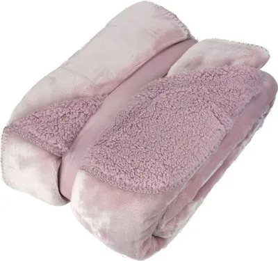 Produktbild von Kuscheldecke mit Flanell und Sherpa 150x200cm Kuscheldecke in 9 Farben