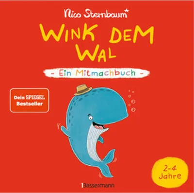 Immagine prodotto di Wink dem Wal - Ein Mitmachbuch zum Schütteln, Schaukeln, Pusten, Klopfen und sehen, was dann passiert