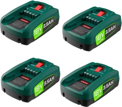 Produktbild von Ersatzbatterie, 3500mAh Kapazität, kompatibel mit Elektrowerkzeugen, 4Stk 3500mAh