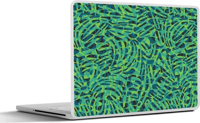 Produktbild von MuchoWow® Laptop Aufkleber Sticker Cover Dschungel - Tiere - Muster 25x18 cm - Laptop-Deko