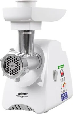 Immagine prodotto di Tritacarne Zelmer ZMM5801P Bianco Argento Metallo 2200 W