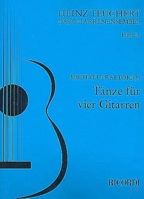 Produktbild von Tänze für 4 Gitarren (Verlagskopie)
