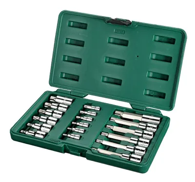 Productafbeelding van Sata Nasadki Torx, 18 stuks, met opzetstuk