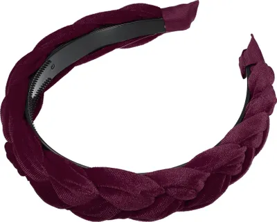 Produktbild von Breites, rutschfestes Haarband in Weinrot, 3 cm breit, für Mädchen und Frauen