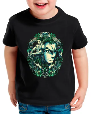 Produktbild von style3 Swordsman Legend Kinder T-Shirt anime manga luffy cosplay