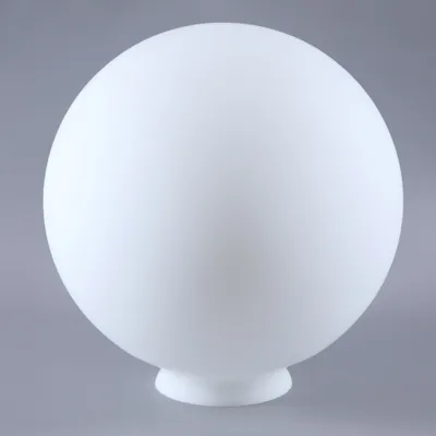 Image de Verre sphérique KL4034-M d=250mm avec collerette d=100mm verre opalin mat