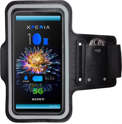 Immagine prodotto di Fascia da braccio sportiva per Sony Xperia 10 III Fascia da braccio sportiva per telefono cellulare fitness Fascia da braccio per la corsa