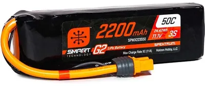 Imagen del producto de Baterías Spektrum G2 de 11.1V, 2200mAh, 50C para modelismo