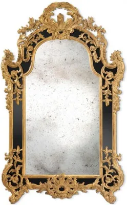 Produktbild von Casa Padrino Luxus Barock Spiegel Gold / Schwarz - Handgefertigter italienischer Barockstil Wandspiegel - Luxus Möbel im Barockstil - Prunkvolle Barock Möbel -  Italy - Luxus Kollektion