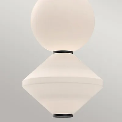 Produktbild von Elstead Bijou LED Pendelleuchte Mattes Schwarz Opal matt