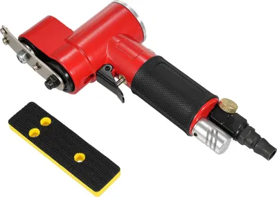 Obrázek produktu pro YC2622 Reciproční pneumatická bruska a leštička, mini, přímá, vzduchem poháněná, ruční leštička na vosk, vhodná pro povrchy nábytku, dřeva a kovu, s 1 brusnou podložkou