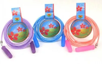 Obrázok produktu pre Základné švihadlo z plastu s trblietkami, 2,3 m