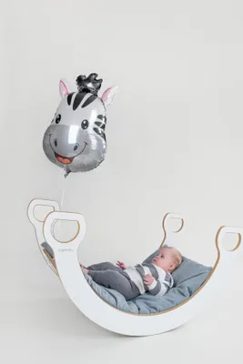 Immagine prodotto di Materasso / cuscino per altalena Montessori GRANDE - grigio