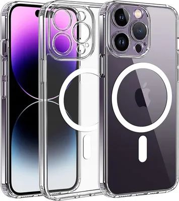 Zdjęcie produktu dla Etui Do Iphone 14 Pro Wzmacniane Do Magsafe Anti Shock Clear Case + Szkło