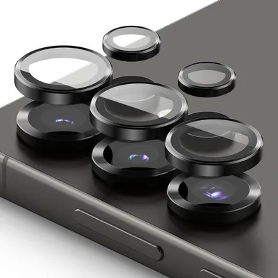 Obrázok produktu pre Ringke Camera Lens Frame Glass ochranné sklo objektívu pre Samsung Galaxy S25 Ultra – Čierne