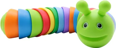 Produktbild von Dekomprimierter Raupillarspielzeugsynthetisches Harz Multifunktionales Regenbogen