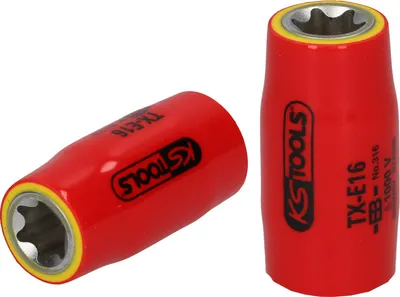 Produktbild von KS TOOLS 1/2' Torx-E-Stecknuss mit Schutzisolierung, E18 ( 117.2358 )