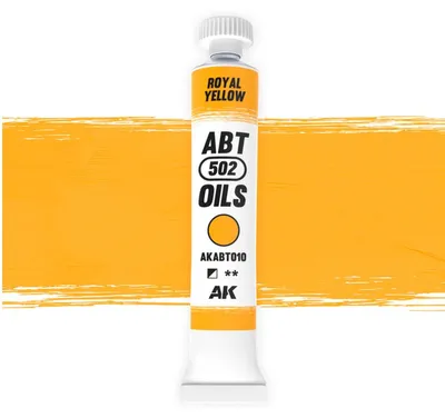 Productafbeelding van Afdeling 502 AKABT010, olieverf, koningsgeel