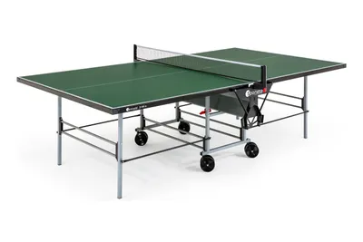 Produktbild von Sponeta S 3-46 e Outdoor-Tischtennisplatte, 5mm, grün, mit Netz; 206.5410/L, KI-generiertes Bild