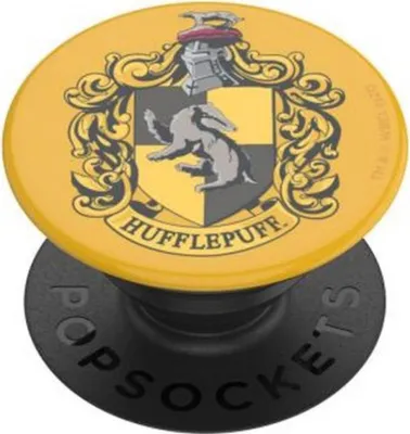 Zdjęcie produktu dla PopSockets, PopGrip Hufflepuff do smartfonów, czarny/żółty
