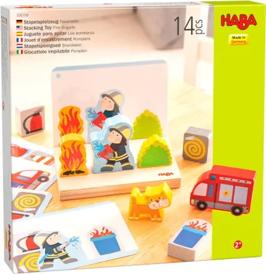 Produktbild von HABA Kleinkindwelt Stapelspielzeug Feuerwehr 1306706001