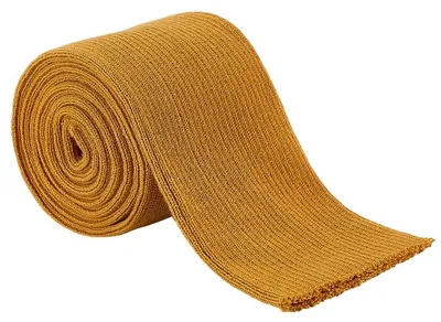 Rippbündchen 100x7cm, Baumwoll-Stretch, Camel