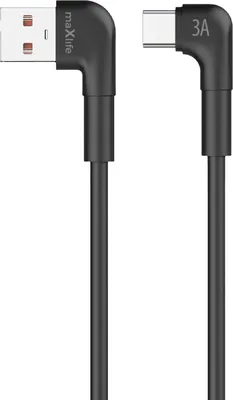 Produktbild von Schnellladekabel Winkelkabel USB - USB-C 2m 3A