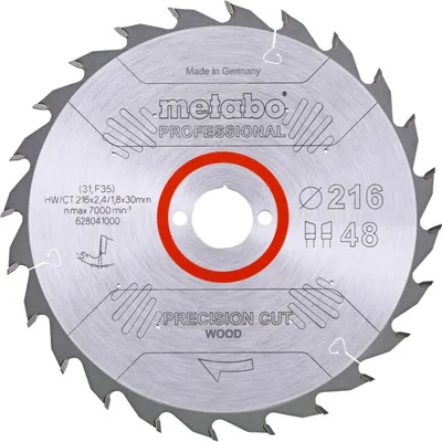 Immagine prodotto di Lama Pro "Precision Cut Wood" HW/CT 216x30, 48 WZ -5° per sega circolare