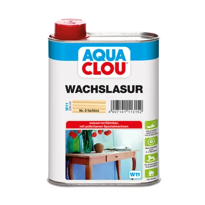 Produktbild von Aqua Clou Wachslasur 250 ml farblos
