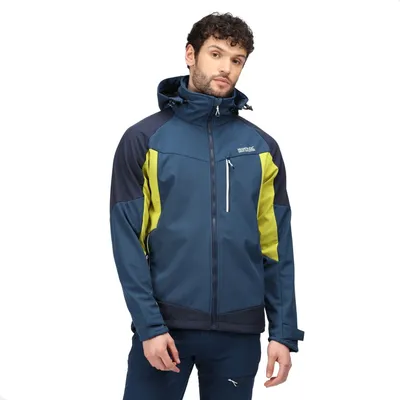 Produktbild von Regatta Hewitts VII Softshelljacke Herren mit Kapuze, Größe:S, Farbe:Dunkelblau