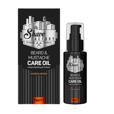 Obrázek produktu pro The_Shave_Factory_Olej_Na_Vousy_A_Knír_Sandalwood_75_Ml