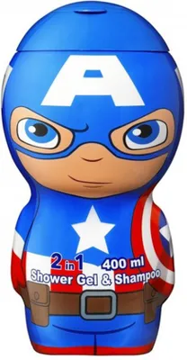Produktbild von Marvel Air-Val Capitan America Gel und Champu 2d400