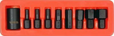 Produktbild von 1/2" Sechskant-Schlagschrauber-Satz - YT-10662