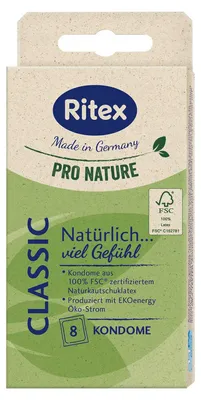Produktbild von Ritex Pro Nature Classic Kondome Gefühlsecht (8 St)