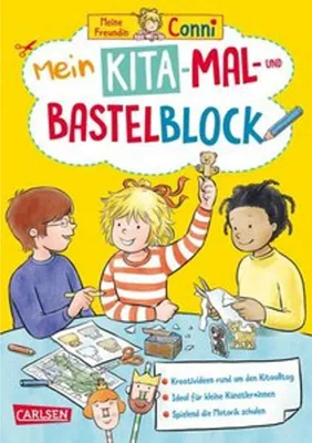 Produktbild von Conni Gelbe Reihe (Beschäftigungsbuch): Mein Kita-Mal- und Bastelblock