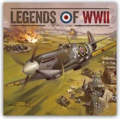 Immagine prodotto di Legends Of Wwii Square Wall Calendar 202 – Lingua: Inglese