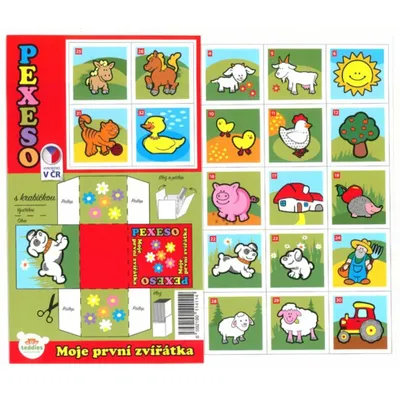 Obrázok produktu pre Pexeso - Moje prvé zvieratká Teddies