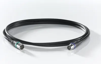 Produktbild von Wisi DS 37 U 0300, 3 m, IEC, IEC, Schwarz