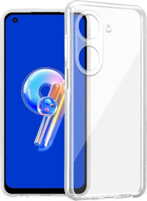 Produktbild von Cadorabo Hülle für Asus ZenFone 9 / ZenFone 10 Hülle Silikon Handyhülle Case Cover aus [Nie vergilben Technologie], Kratzfeste und stoßfeste Schutzhülle VOLL TRANSPARENT