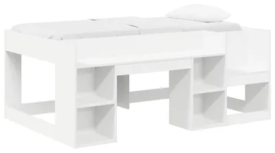 Obrázek produktu pro Dětská postel s úložným prostorem Bílá 80 x 160 cm