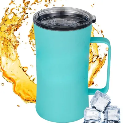 Imagen del producto de Taza de café de acero inoxidable con asa, multifuncional