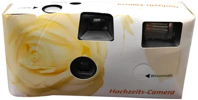 Productafbeelding van Ringfoto wegwerpcamera, rozen in bruidsstijl
