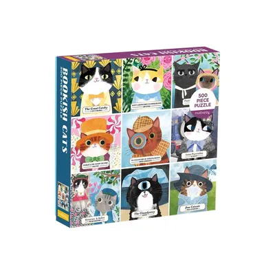 Obrázok produktu pre Mudpuppy Puzzle Bookish Cats 500 dielikov