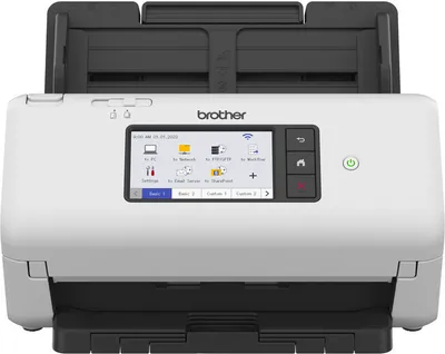 Produktbild von Brother ADS-4700W, 355,6 x 215,9 mm, 600 x 600 DPI, 1200 x 1200 DPI, 48 Bit, 24 Bit, 8 Bit