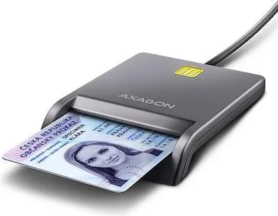 Immagine prodotto di AXAGON Axagon CRE-SM3T USB Lettore di smart card piatto per interni USB 2.0 Nero